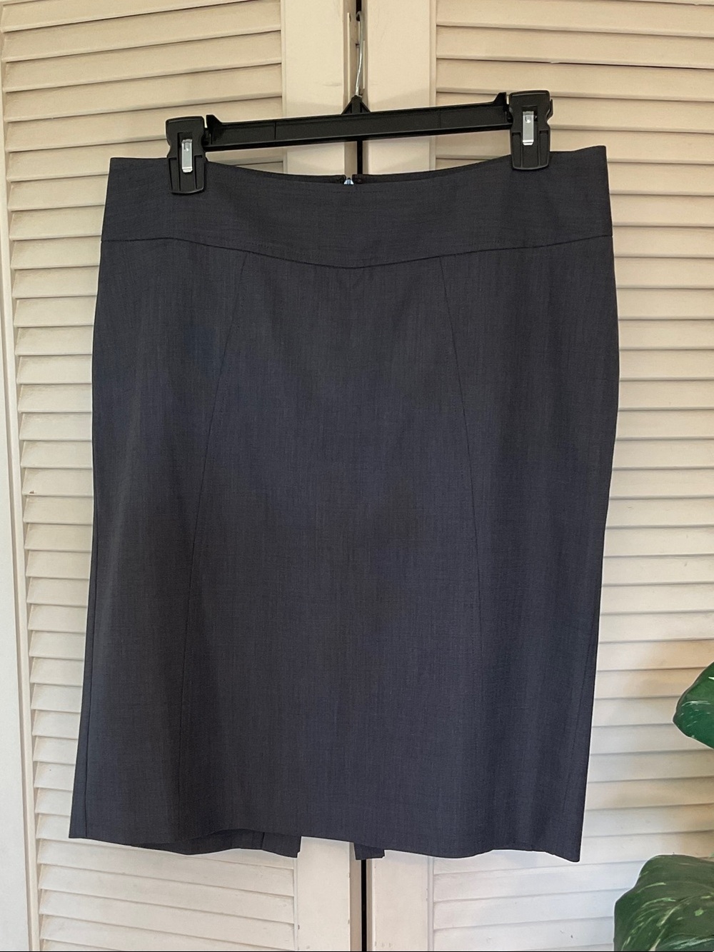 Vintage Express Design Studio Dark Charcoal Pencil Skirt